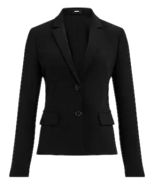 Black Slim Fit Tailored Blazer