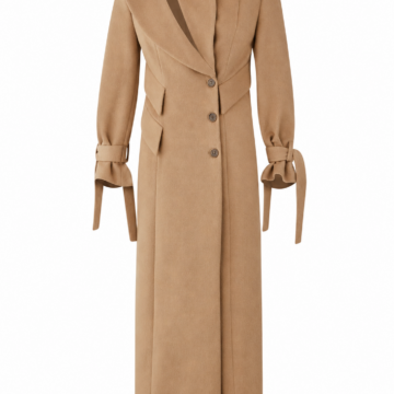 Camel Tailored Long Coat