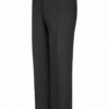 Black Tailored Straight-Leg Dress Pants